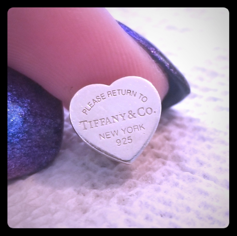 Tiffany & Co. Single Mini Heart Tag Earring